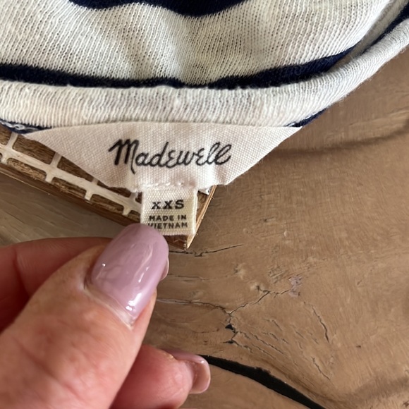 Madewell Flare Sleeve Stripe Tee - Picture 10 of 11
